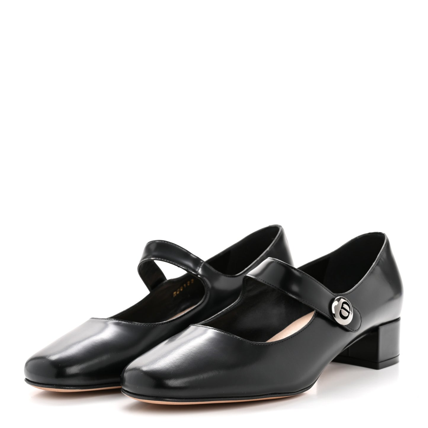 Brushed Calfskin Uniform 30mm Pumps 40 Black 38 Black