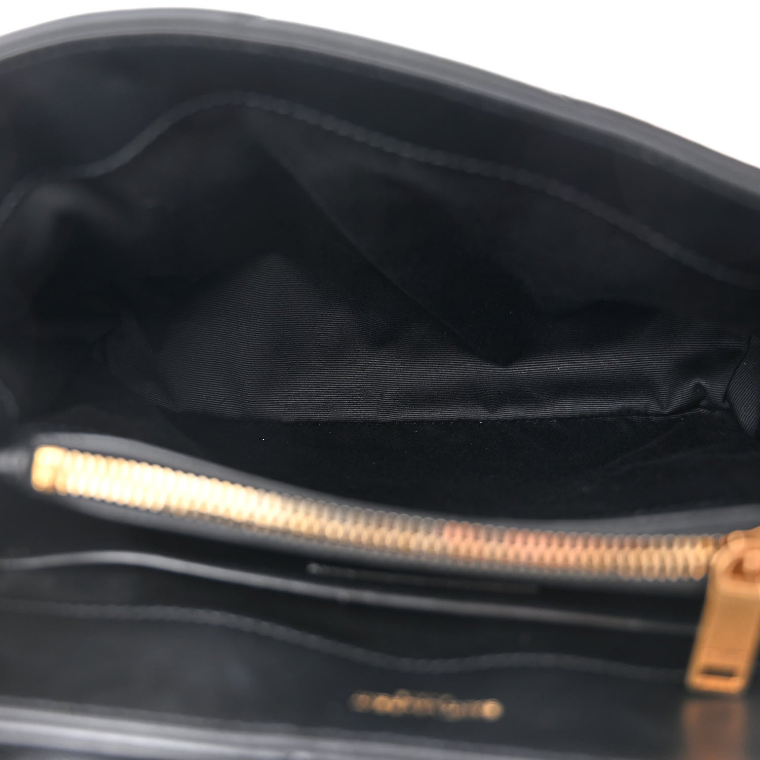 Saint Laurent Calfskin Y Quilted Monogram Small Loulou Chain Satchel Black 5 of 11