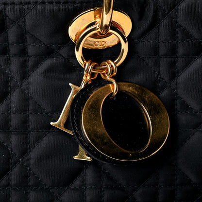 Christian Dior Nylon Cannage Large Lady Dior Black 8 of 8