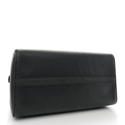 Louis Vuitton Epi Speedy 30 Black 4 of 12