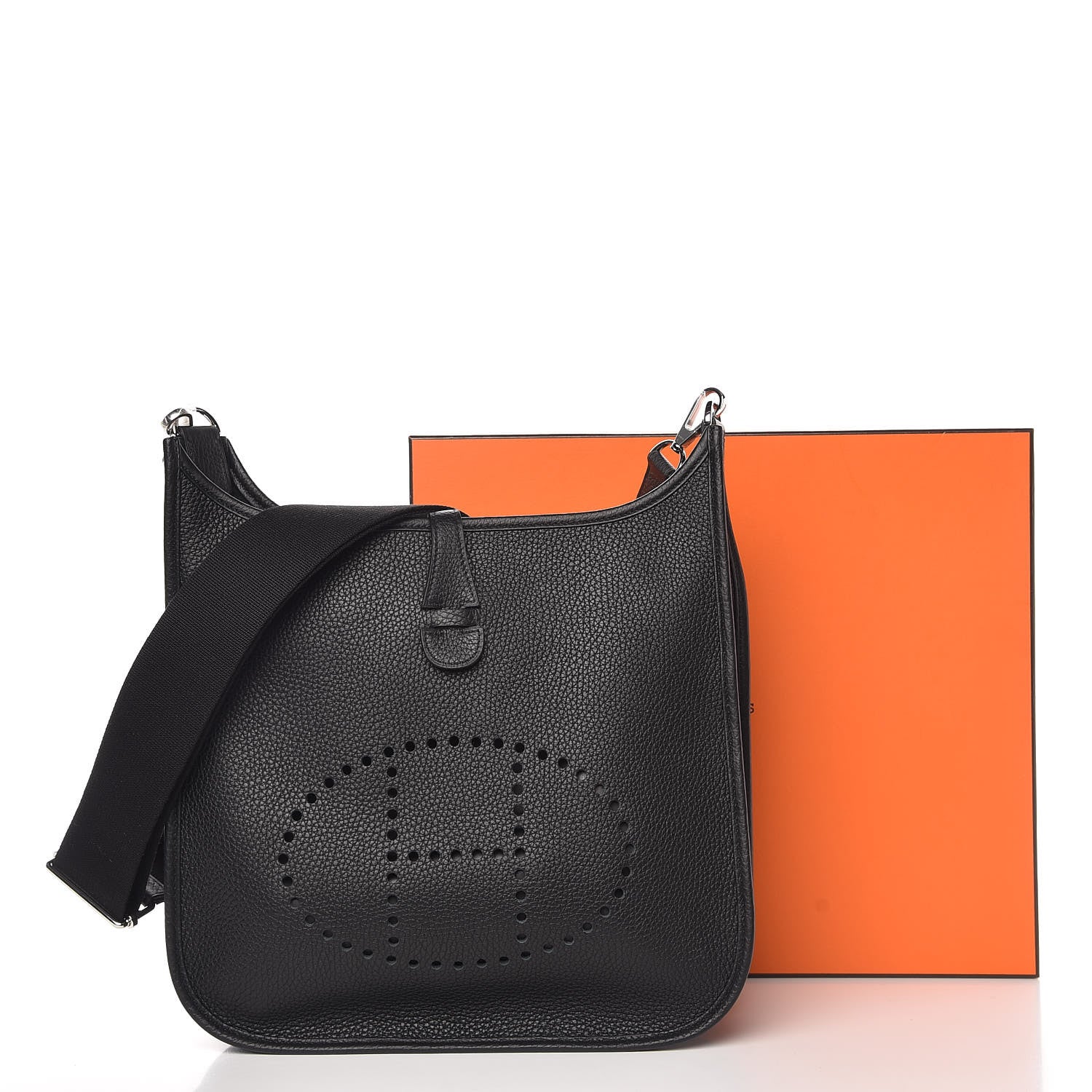 Hermes Taurillon Clemence Evelyne III PM Black 10 of 10