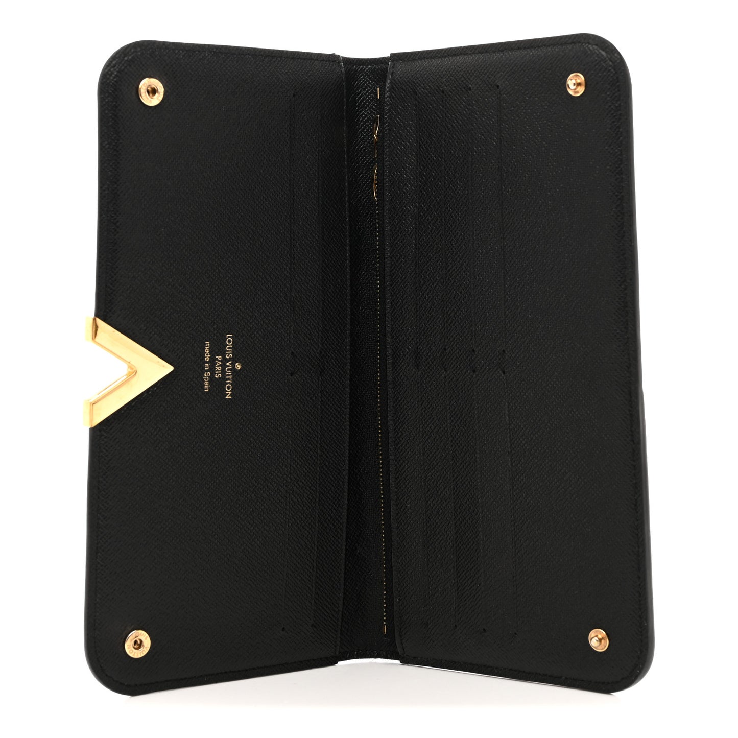 Monogram Calfskin Kimono Wallet Black