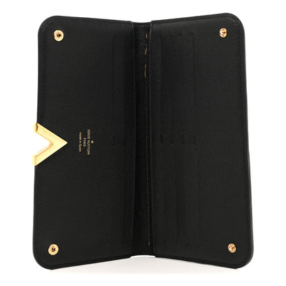 Louis Vuitton Monogram Calfskin Kimono Wallet Black 5 of 12