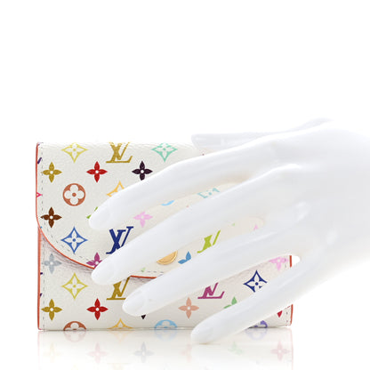 Louis Vuitton LV X TM Monogram Multicolor Rosalie Coin Purse White Kawaii Pink 2 of 7