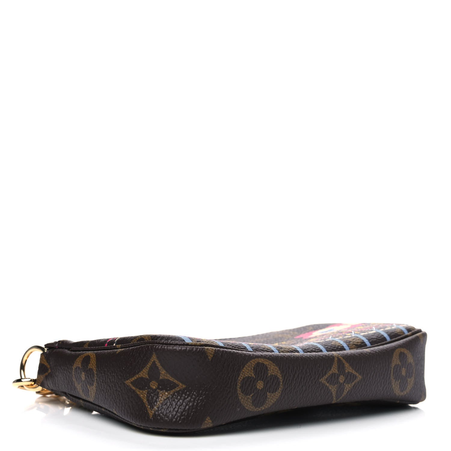 Louis Vuitton Monogram 2020 Christmas Animation Roller Coaster Mini Pochette Accessories Pivoine 3 of 4