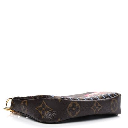 Louis Vuitton Monogram 2020 Christmas Animation Roller Coaster Mini Pochette Accessories Pivoine 3 of 4
