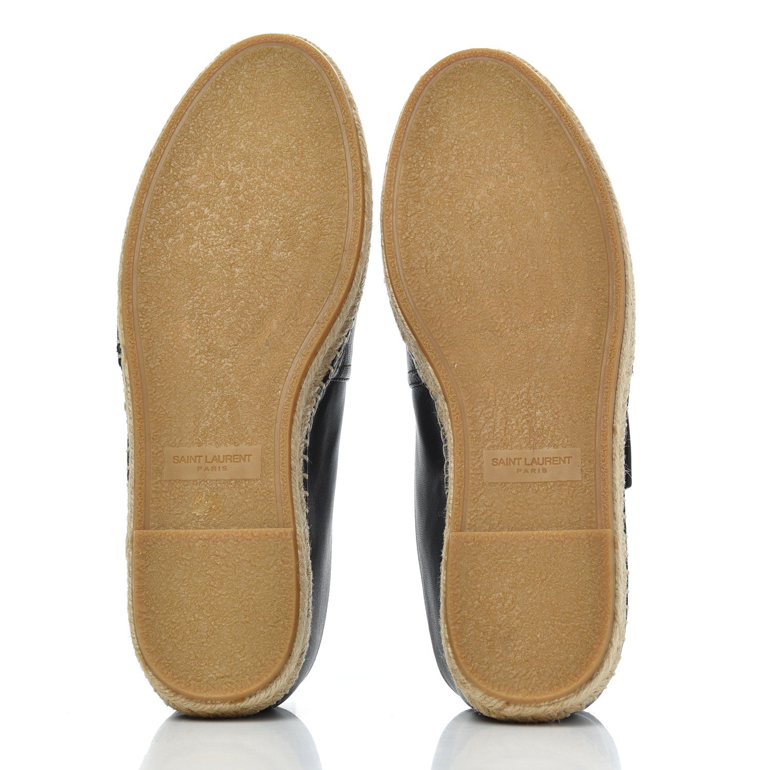 Saint Laurent Lambskin Mens Espadrilles 40.5 Black 5 of 16