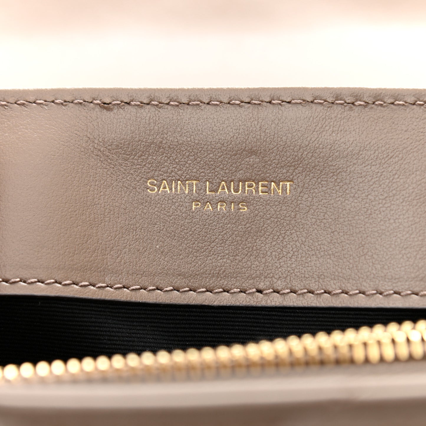 Calfskin Y Quilted Monogram Small Loulou Chain Satchel Taupe