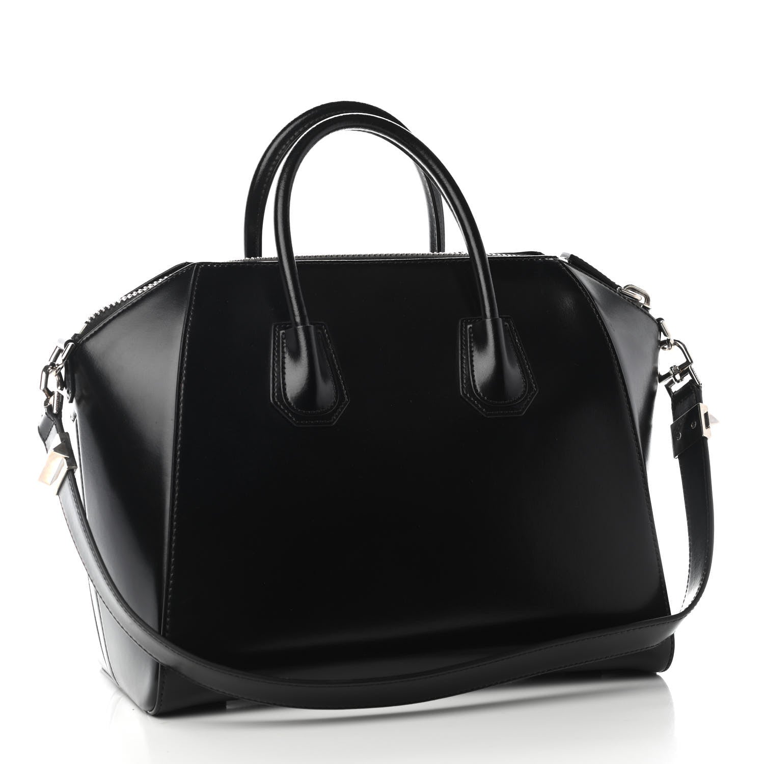 Givenchy Shiny Lord Calfskin Medium Antigona Black 3 of 9