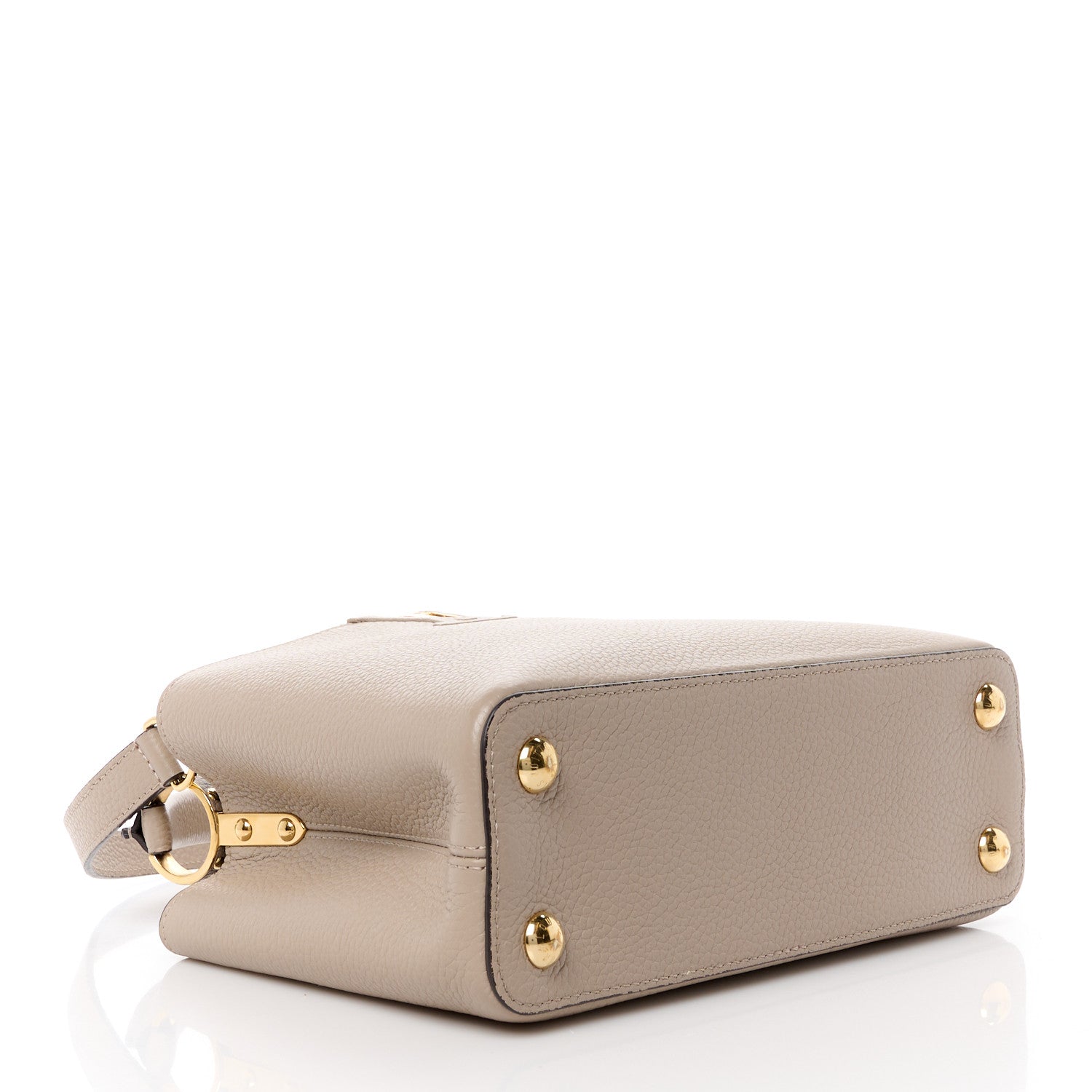 Louis Vuitton Taurillon Capucines BB Galet 4 of 10