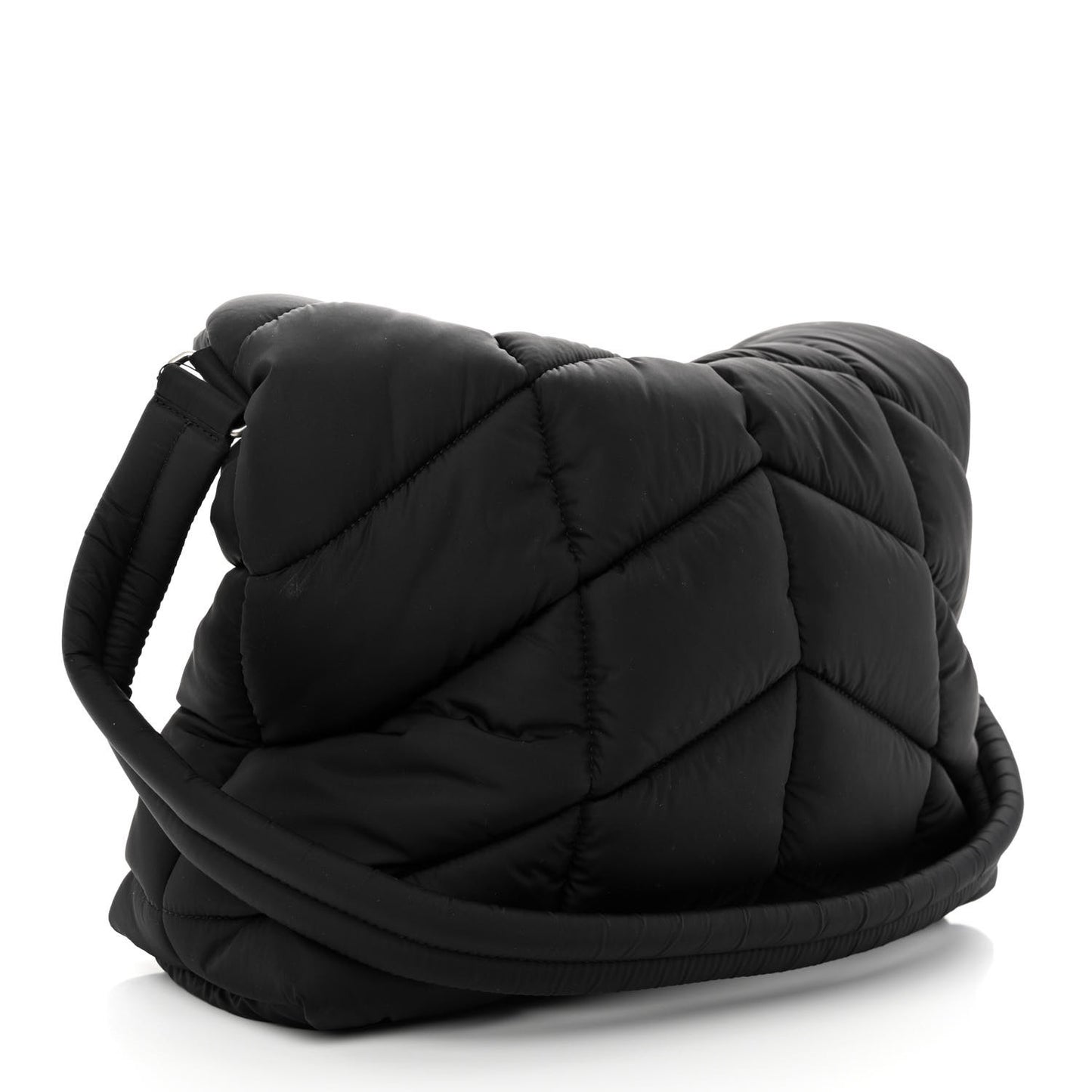 Econyl Nylon Lou Puffer Messenger Black