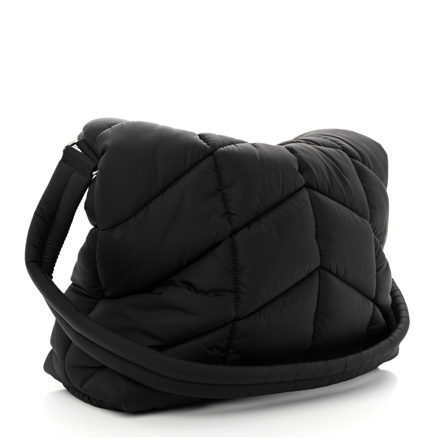 Saint Laurent Econyl Nylon Lou Puffer Messenger Black 3 of 10