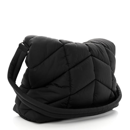 Saint Laurent Econyl Nylon Lou Puffer Messenger Black 3 of 10