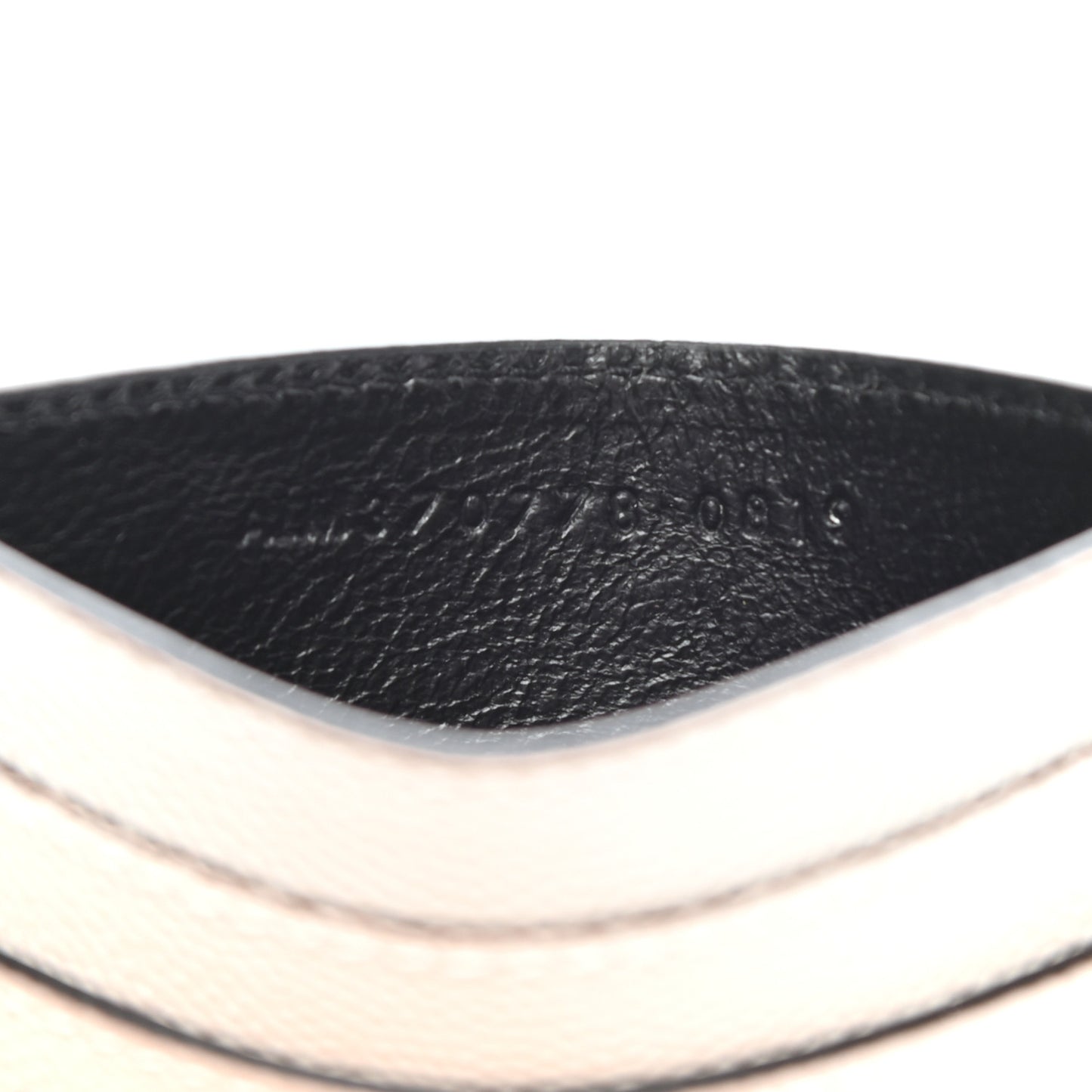 Grain De Poudre Geo Print Card Case White Black