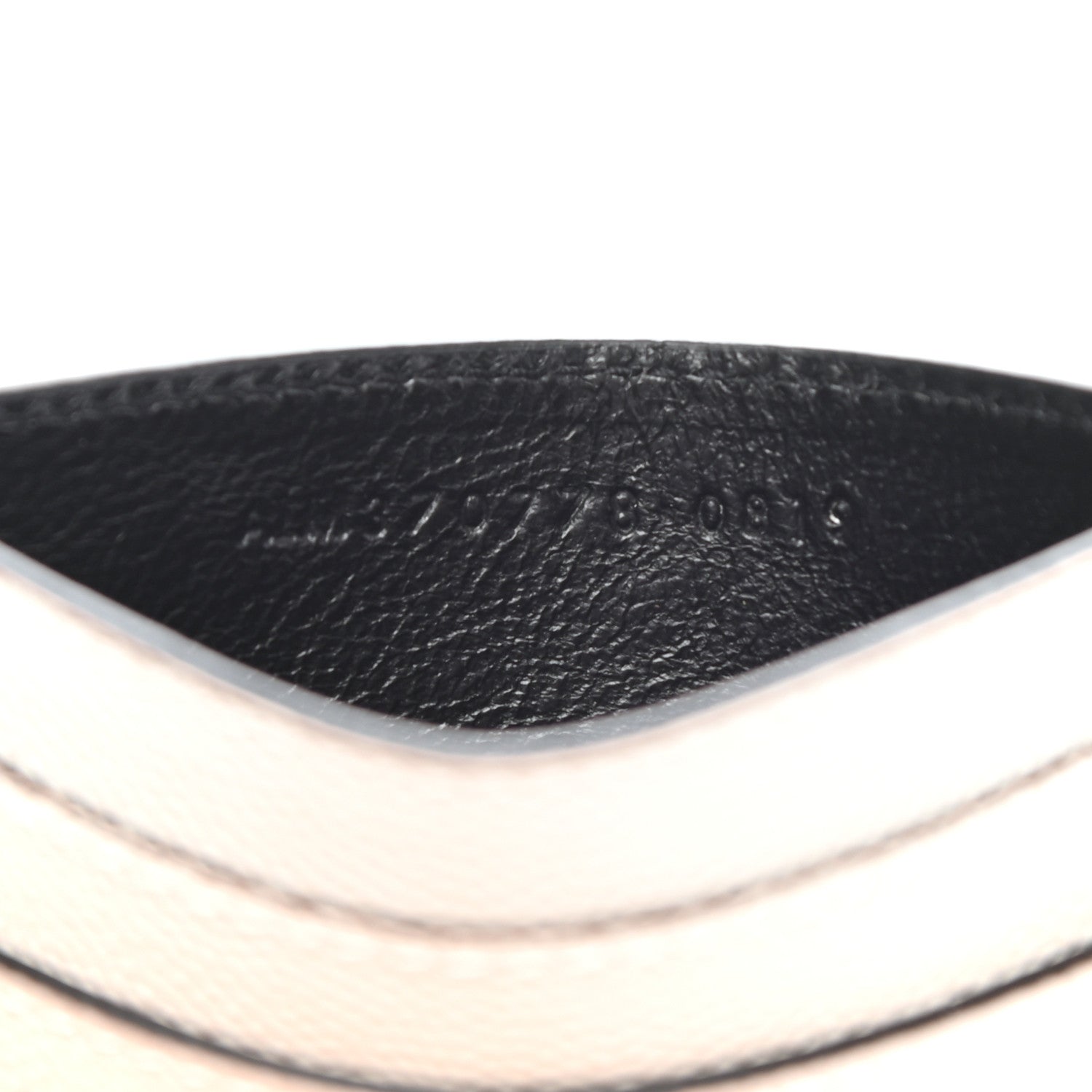 Saint Laurent Grain De Poudre Geo Print Card Case White Black 7 of 7