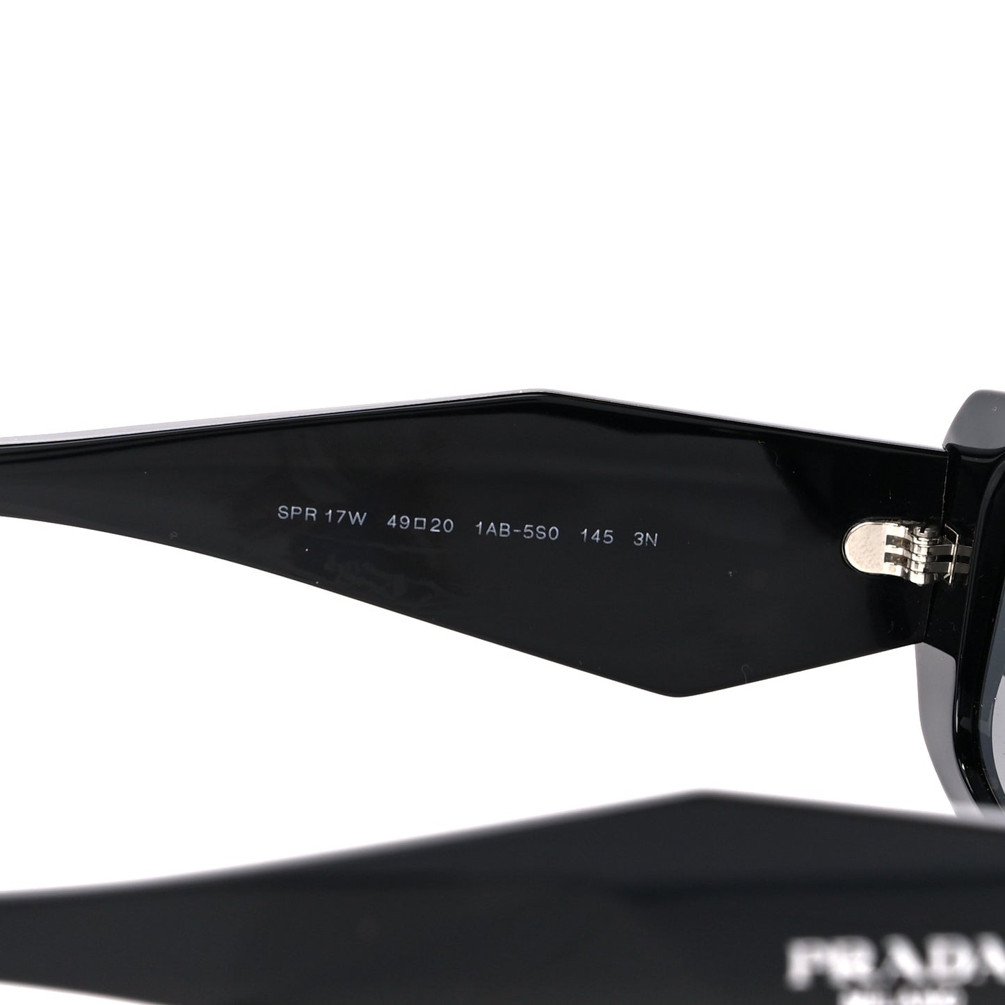 Acetate Symbole Sunglasses SPR 17W Black