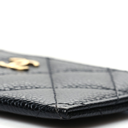Chanel Caviar Quilted Card Holder Black 11 of 12