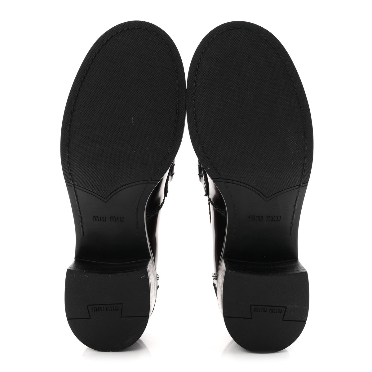 Spazzolato Fume Penny Platform Loafers 39 Porpora