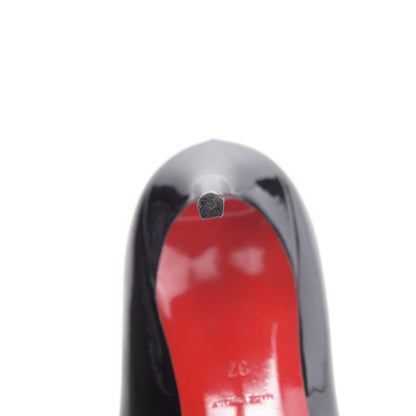 Christian Louboutin Patent Decollete 554 85 Pumps 37 Black 11 of 12