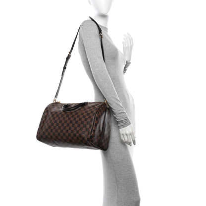 Louis Vuitton Damier Ebene Speedy Bandouliere 35 2 of 9