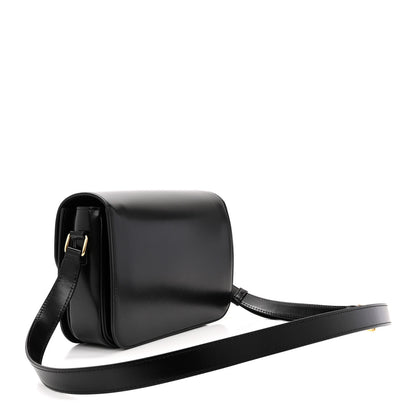 Celine Shiny Calfskin Medium Triomphe Black 3 of 12