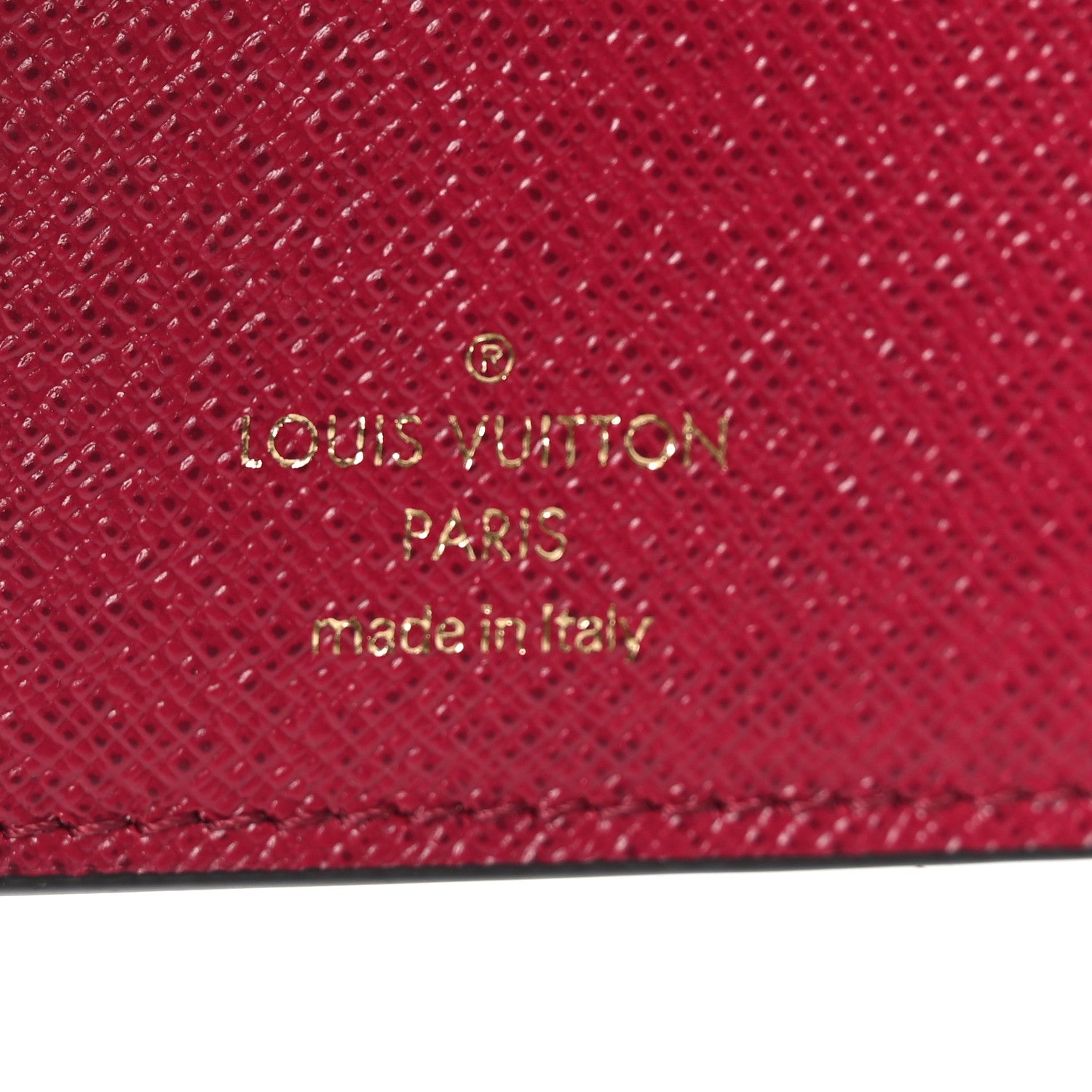 Louis Vuitton Monogram Lou Zippy Compact Wallet Red 6 of 6