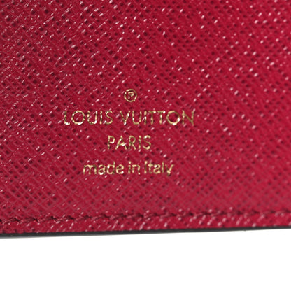 Louis Vuitton Monogram Lou Zippy Compact Wallet Red 6 of 6