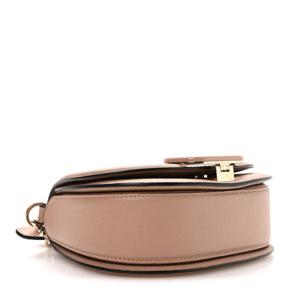 Valentino Garavani Grainy Calfskin VSling Saddle Bag Rose Cannelle 4 of 10