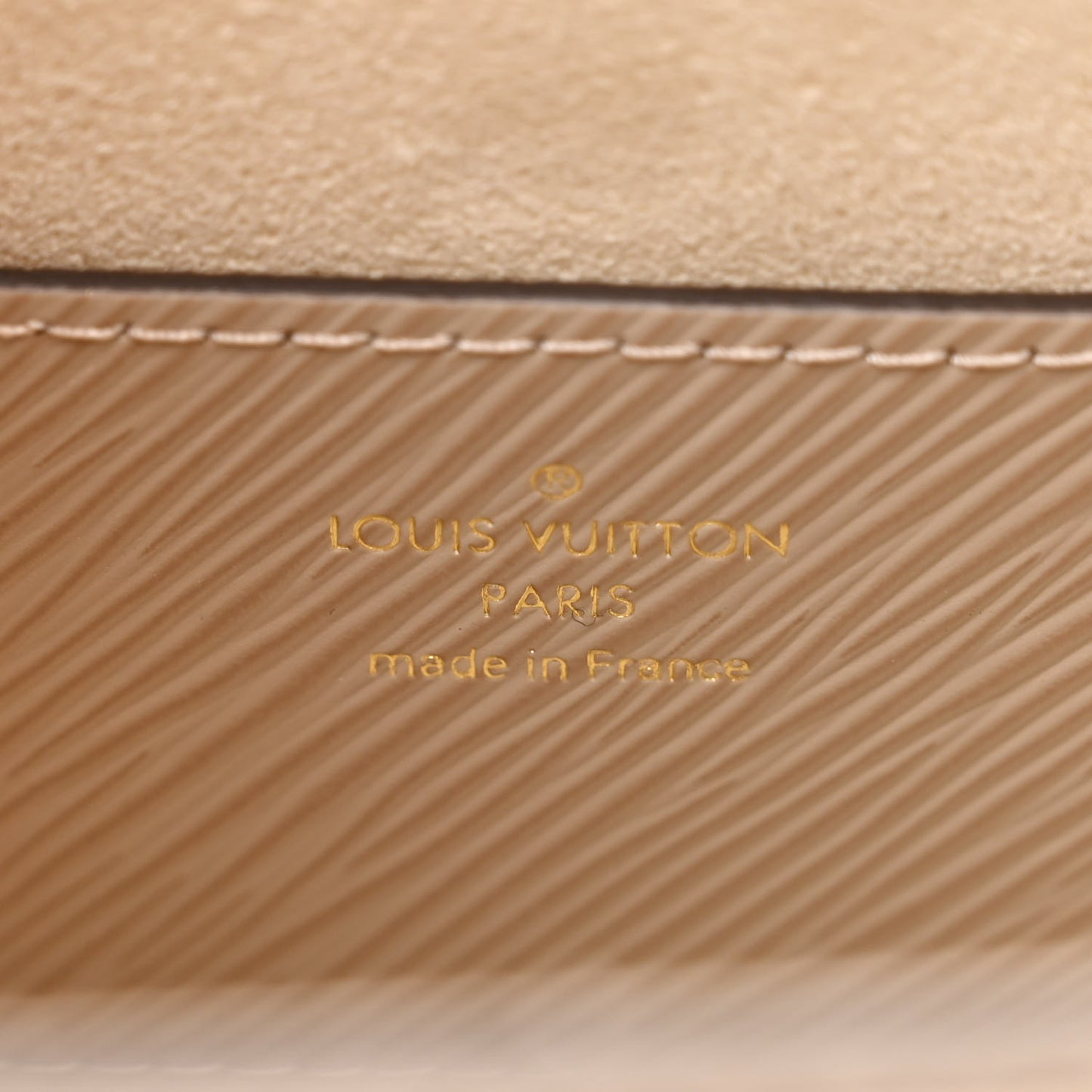 Epi Twist Top Handle Shoulder Bag PM Griege