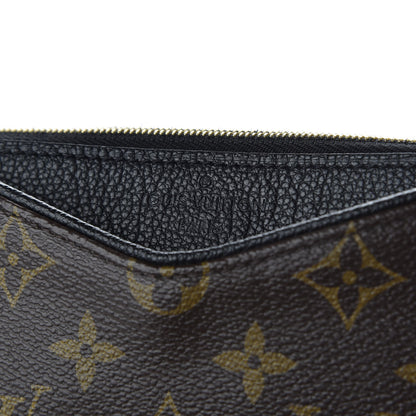 Louis Vuitton Monogram Pallas Clutch Black 8 of 10