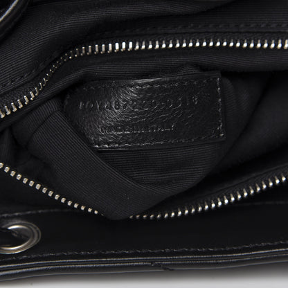 Saint Laurent Calfskin Y Quilted Monogram Small Loulou Backpack Black 8 of 8