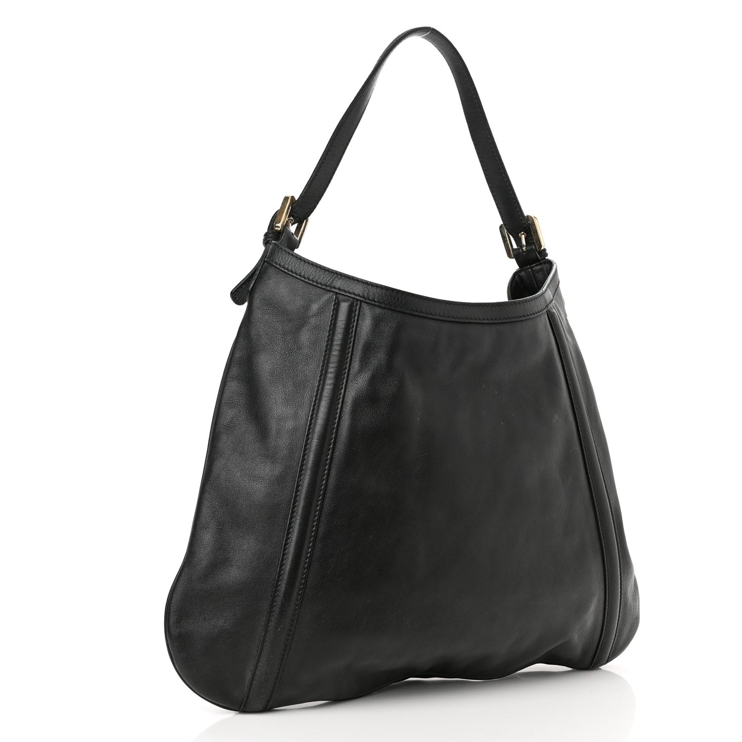 Calfskin Medium Britt Hobo Black