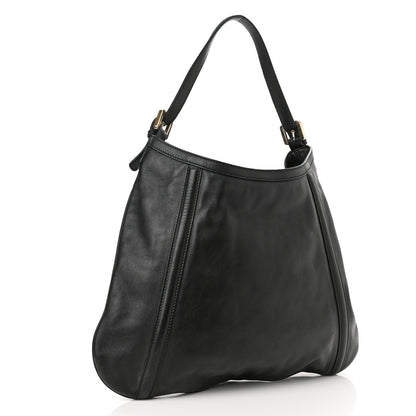Gucci Calfskin Medium Britt Hobo Black 2 of 10