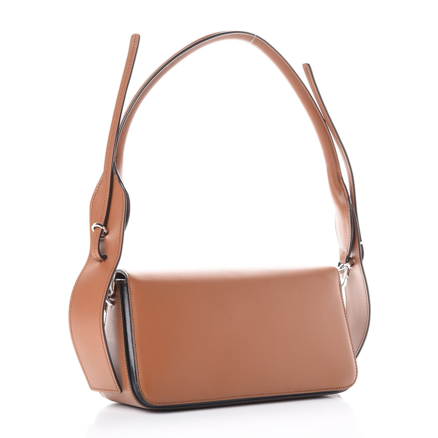 City Calfskin Manuelle Shoulder Bag Cognac