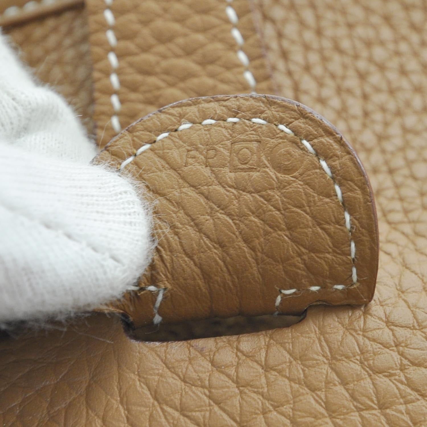 Hermes Taurillon Clemence Evelyne III GM Gold 8 of 8