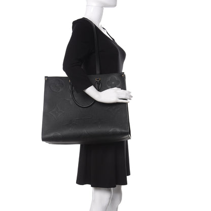 Louis Vuitton Empreinte Monogram Giant Onthego GM Black 2 of 11