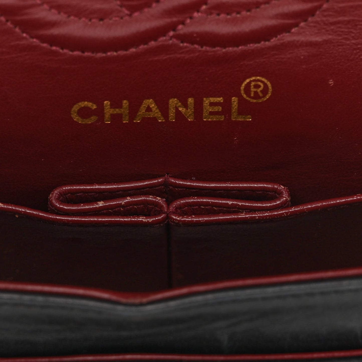 Lambskin Quilted Small Double Flap Black