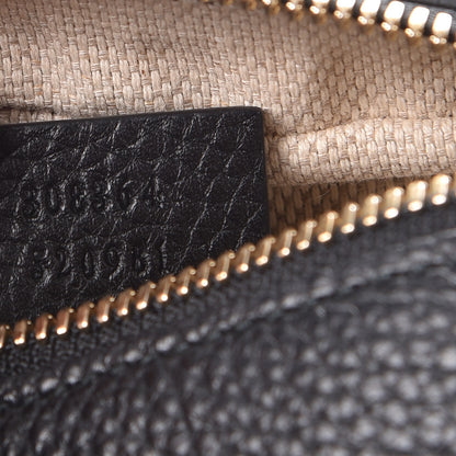 Gucci Pebbled Calfskin Small Soho Disco Bag Black 7 of 7