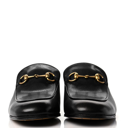 Gucci Goatskin Mens Horsebit Loafers 8 Black 2 of 9