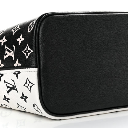 Louis Vuitton Empreinte Spring In The City Neverfull MM Black White Pink 9 of 10