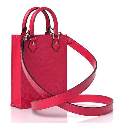 Louis Vuitton Epi Petit Sac Plat Rose Pondicherry 3 of 10