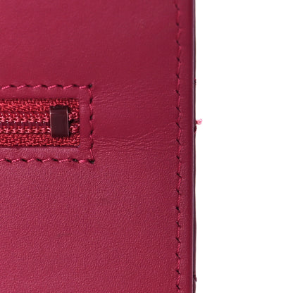 Chanel Patent Quilted Brilliant Wallet On Chain WOC Dark Pink 12 of 13