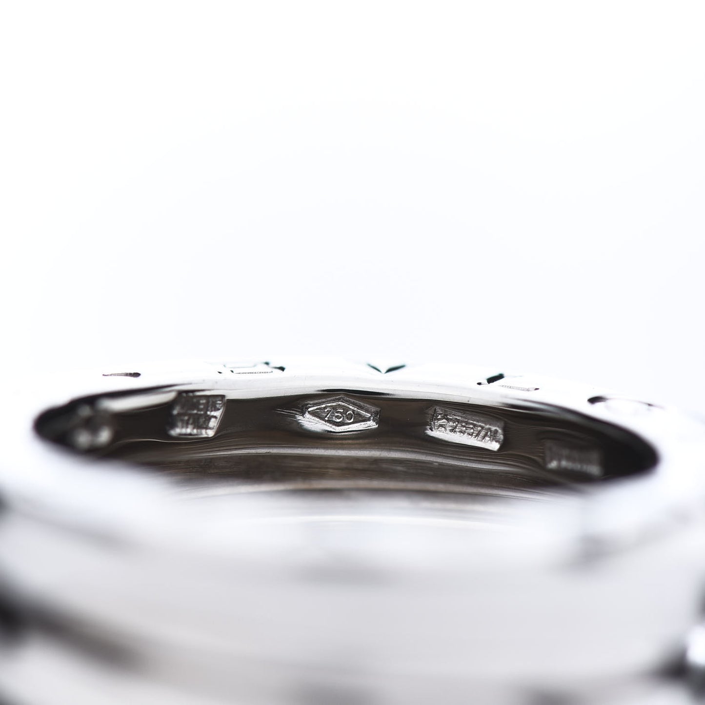 18K White Gold B.Zero1 Five-Band Ring 46 3.75