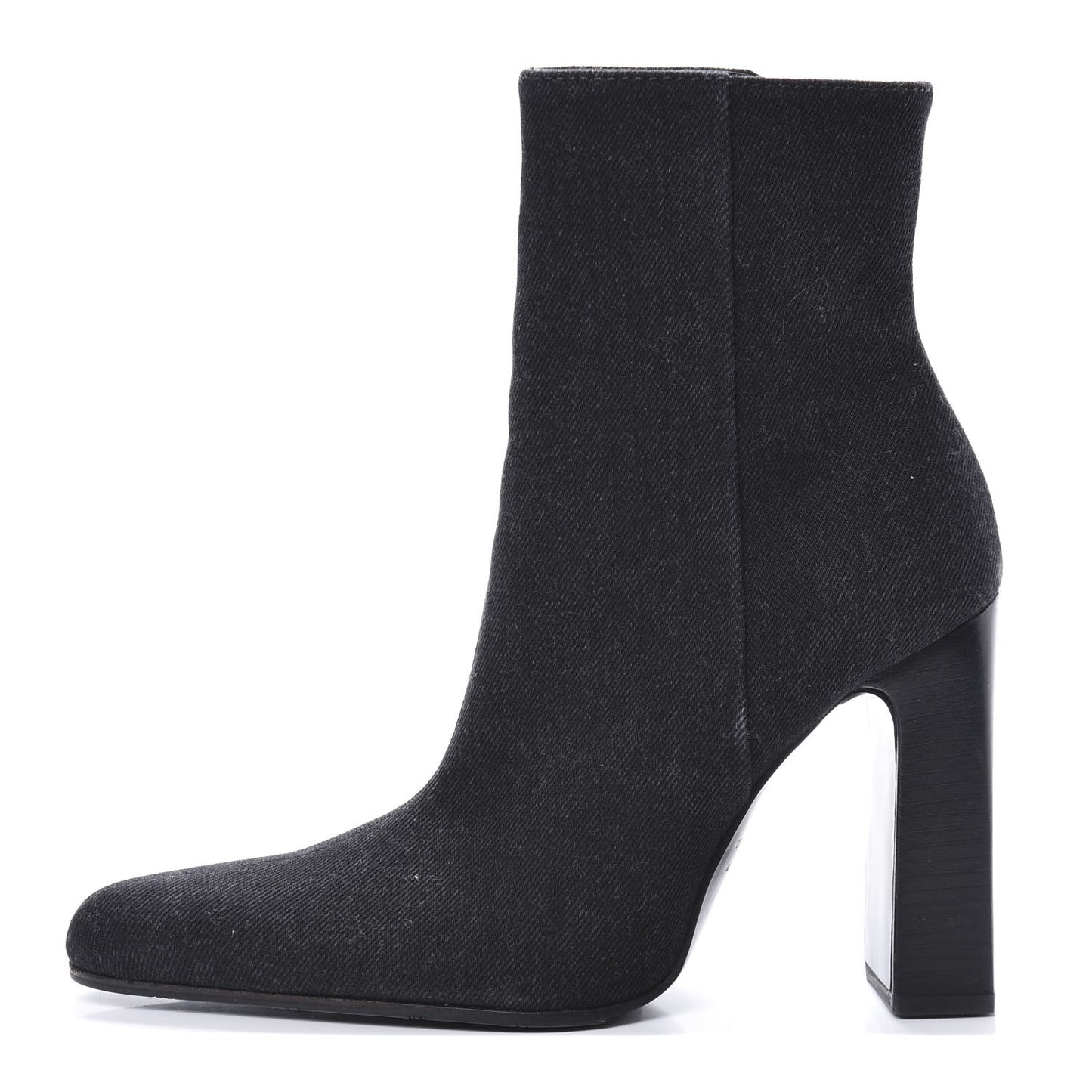 Denim Ankle Boots 38.5 Black