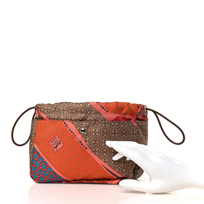 Hermes Silk Barenia Carre en Cravates Fourbi 20 PM Pouch 2 of 9
