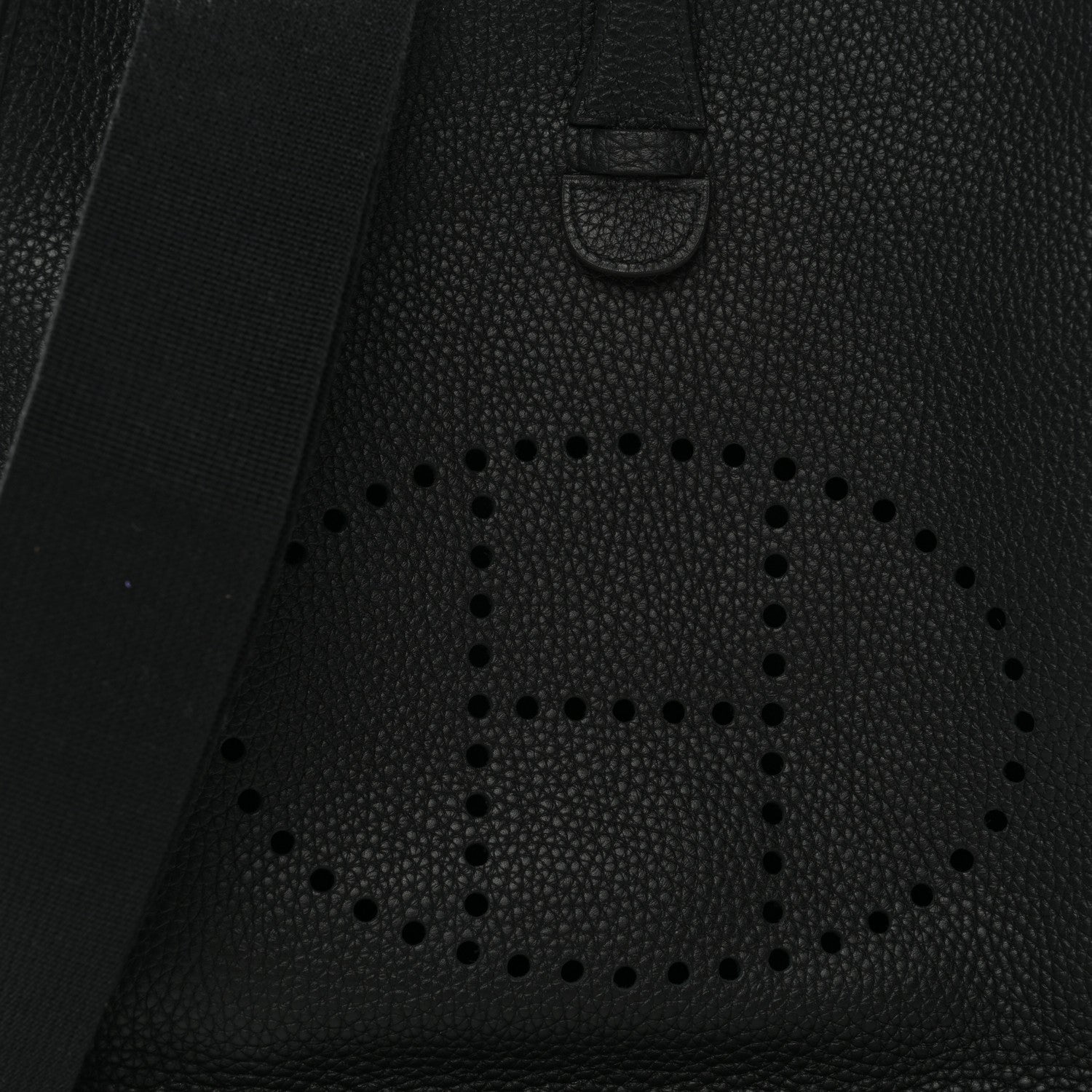 Hermes Taurillon Clemence Evelyne TPM Black 8 of 11