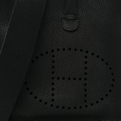 Hermes Taurillon Clemence Evelyne TPM Black 8 of 11