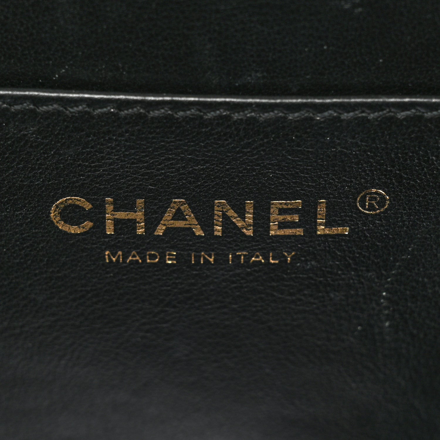 Chanel Caviar Quilted CC North South Filigree Vanity Case Black 6 of 22