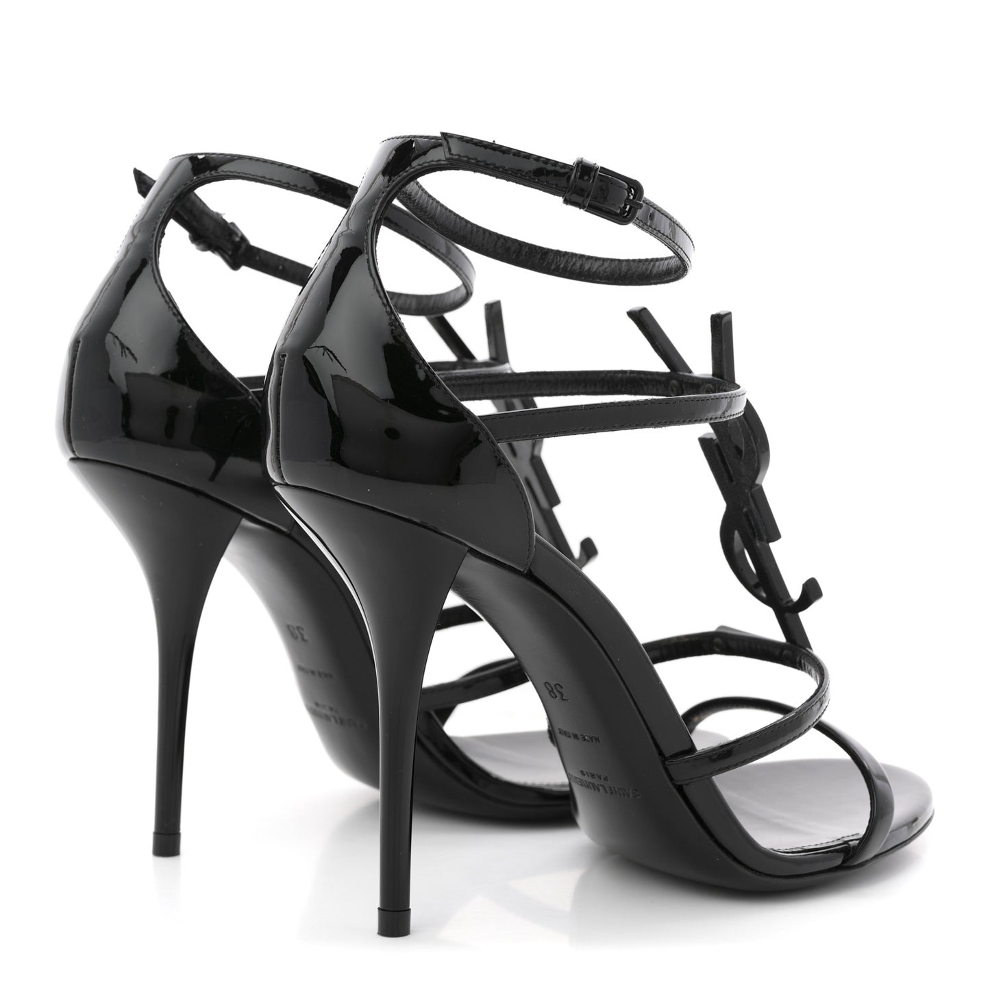 Patent Cassandra 100 Sandals 38 Black