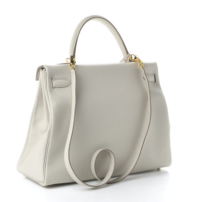 Hermes Togo Kelly Retourne 35 Gris Perle 4 of 11